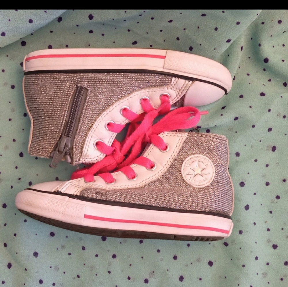 Shiny High Top All Star Converses